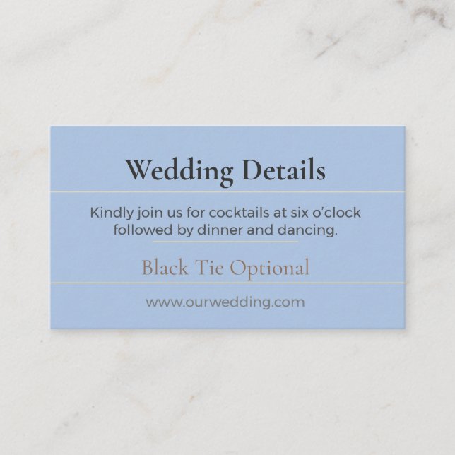 Recepción Tarjeta de detalles de boda boho | Chic Floral Lux (Anverso)