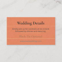 Tarjeta de detalles de boda boho | Chic Floral Lux