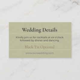 Recepción Tarjeta de detalles de boda boho | Chic Floral Lux
