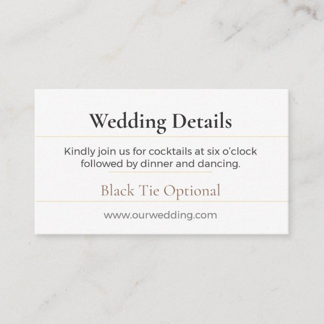Recepción Tarjeta de detalles de boda boho | Chic Floral Lux (Anverso)