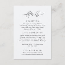 Tarjeta de Detalles de Clausura Moderna y Elegante