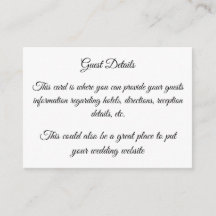 Tarjeta de Detalles de Invitado