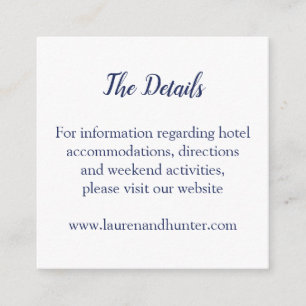 Recepción Tarjeta de detalles del barco náutico