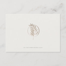 Recepción tarjeta de detalles del boda de ramas esculpidas e