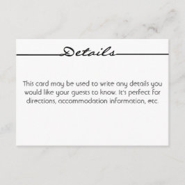 Recepción Tarjeta de detalles "Scribbles"