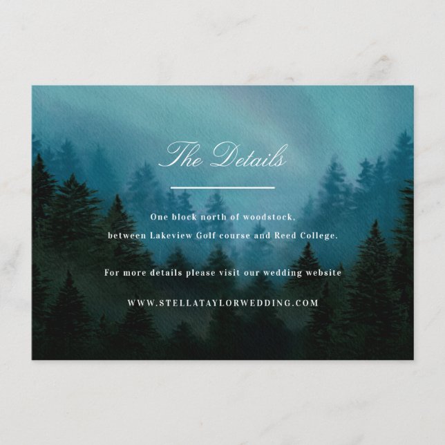 Recepción Tarjeta de dirección de Aurora (Anverso)