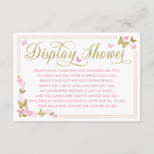 Recepción Tarjeta de ducha de pantalla, Baby Shower de marip (Anverso)