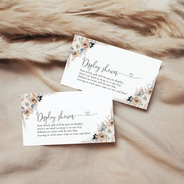 Recepción Tarjeta De Ducha De Pantalla Floral De Boho De Mar (Subido por el creador)