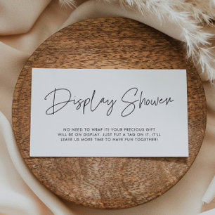 Recepción Tarjeta de ducha Minimalista moderna