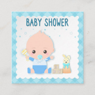 Recepción Tarjeta de ducha para bebés, niño y juguete. Tarje
