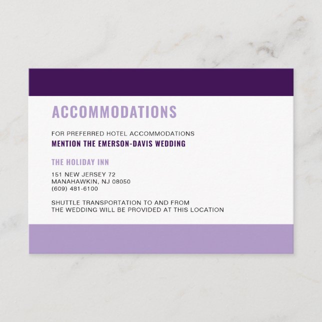 Recepción Tarjeta de Encerramiento Negrita y Colorida (Anverso)