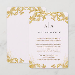 Recepción Tarjeta de Enclosure de Boda Orgánica Moderna