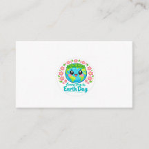 Tarjeta de Enclosure del Día de la Tierra adorable