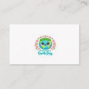 Recepción Tarjeta de Enclosure del Día de la Tierra adorable