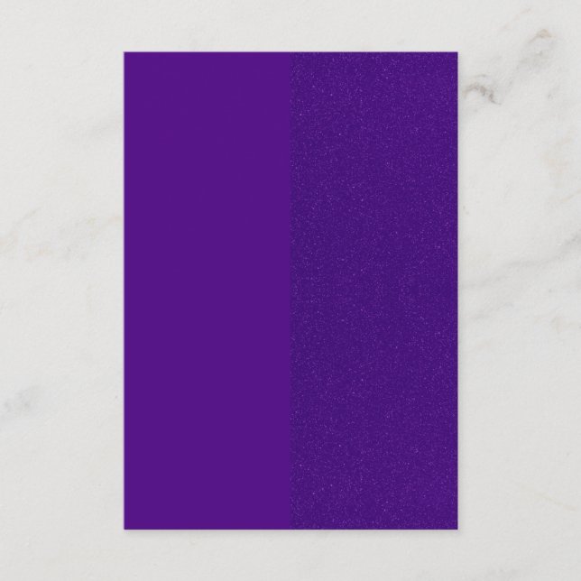 Recepción Tarjeta de Enclosure Morada y con Brillo Personali (Anverso)