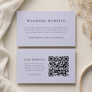 Recepción Tarjeta de Enclosure para Sitio Web de Boda Tarj