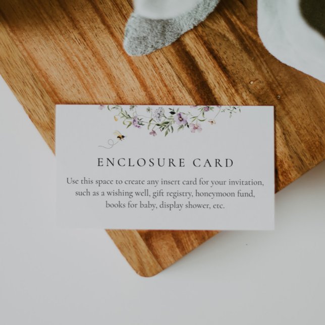 Recepción Tarjeta de Enclosure personalizada de abeja y lava (Subido por el creador)