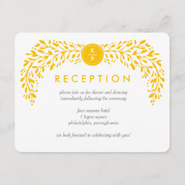 Recepción Tarjeta de Enclusura de COLOR EDITABLE Feliz Laure