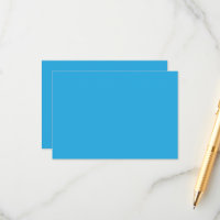 Tarjeta de Enclusura de Lujo Azul Minimalista