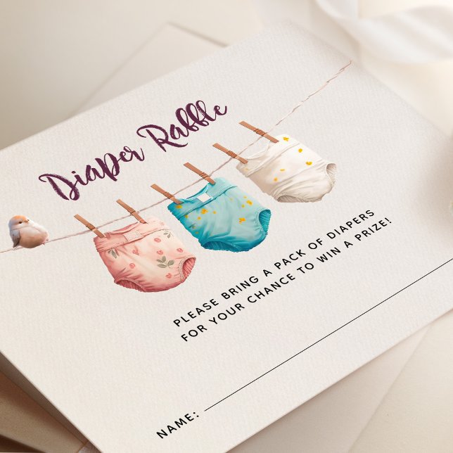 Recepción Tarjeta de entrada para animales de granja Diaper  (Subido por el creador)