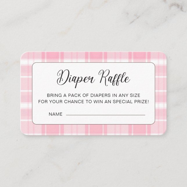 Recepción Tarjeta de envoltorio Baby Shower rosa de vaca de  (Anverso)