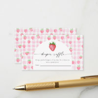 Tarjeta de envoltorio Berry Sweet Strawberry Bay