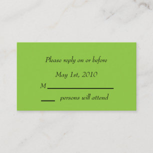Recepción Tarjeta de envoltorio de Damask Envy