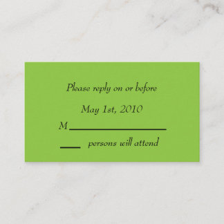 Recepción Tarjeta de envoltorio de Damask Envy