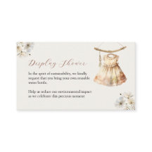 Tarjeta de envoltorio de ducha para la pantalla de