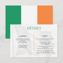 Tarjeta de envoltorio de la pareja de Irlanda