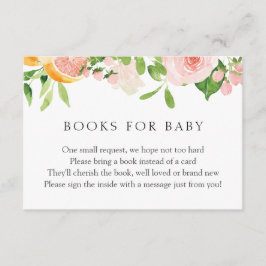 Recepción Tarjeta de envoltorio para bebés para los libros f