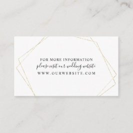 Recepción Tarjeta de envoltorio simple de información de mar