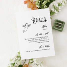 Recepción Tarjeta de envoltura caprichosa