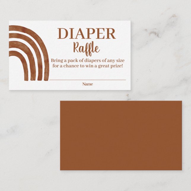 Recepción Tarjeta de envoltura de barro de barro de arco iri (Anverso / Reverso)