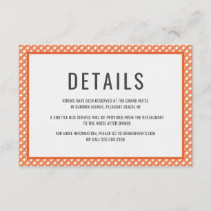 Recepción Tarjeta de envoltura de camarón