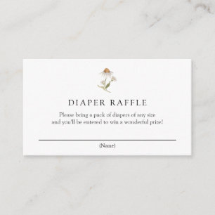 Recepción Tarjeta de envoltura de flor silvestre Daisy Diape