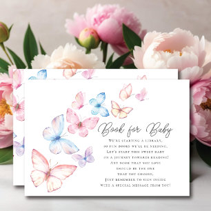 Recepción Tarjeta de envoltura para bebé del libro de maripo