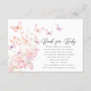 Recepción Tarjeta de envoltura para bebé del libro de maripo