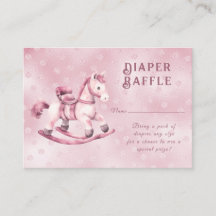 Tarjeta de envolvente Baby Shower para caballo de 