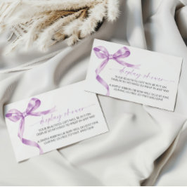 Recepción Tarjeta de envolvente Baby Shower para pantalla La