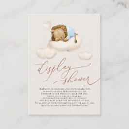 Recepción Tarjeta de envolvente de ducha de visualización en