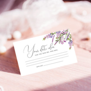Recepción Tarjeta de envolvente Lavender Green Boho Date Jar
