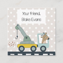 Recepción Tarjeta de equipo rápido personalizada para niños