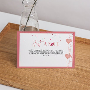 Recepción Tarjeta de exhibición de elegante ducha de novia d