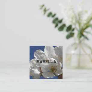 Recepción Tarjeta de felicitación Cute White Flower