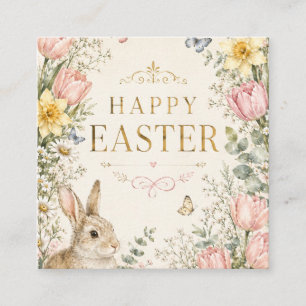 Recepción Tarjeta de Feliz Pascua de Acuarela, Pastel
