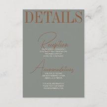 Tarjeta de gabinete autumb negrita y retro