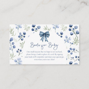 Recepción Tarjeta de gabinete Baby Shower Berry Sweet Bluebe