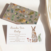Tarjeta de gabinete Baby Shower de solicitud de li
