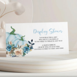 Recepción Tarjeta de gabinete Baby Shower para la pantalla d